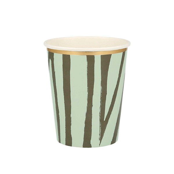 Vasos Mix Animal Print  / 8 uds.