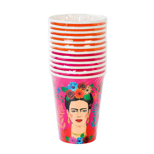 Vasos Boho Frida Kahlo / 8uds.