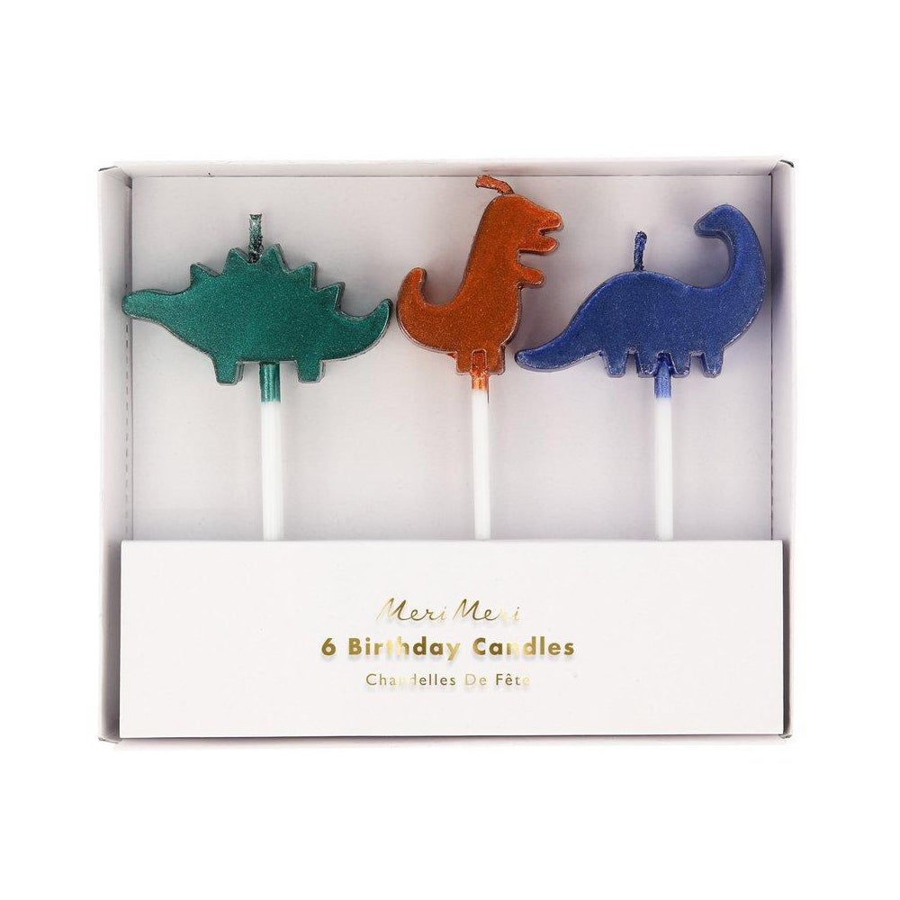 Velas Dinosaurio Vintage/ 6 uds.
